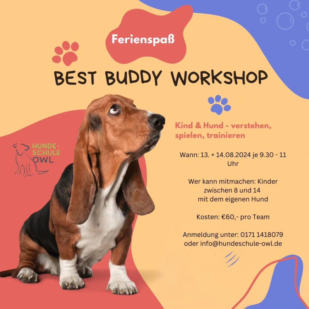 Ferienspaß Best Buddy Workshop - Kind und Hund lernen verstehen, spielen und trainieren